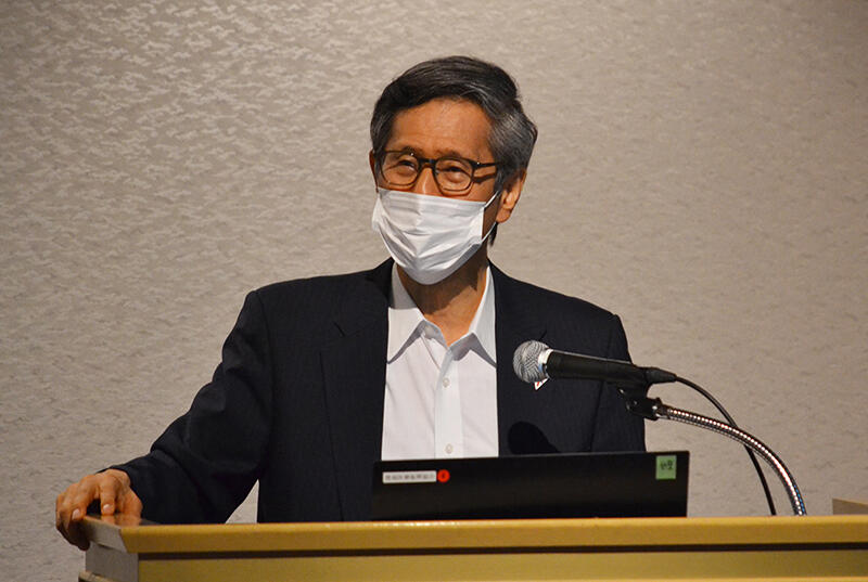 尾身茂氏の講演画像