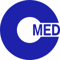 地域医療振興協会の運営施設に付けられているCMEDマークのロゴ画像